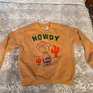 Vintage Style Howdy Peanuts People of Leisure Sweatshirt